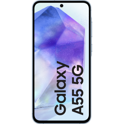 Samsung Galaxy A55 Awesome Iceblue voorkant
