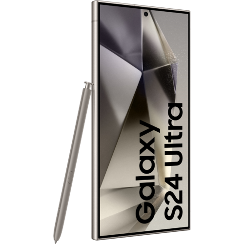 Samsung Galaxy S24 Ultra grijs zijkant
